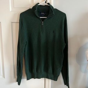 Mens Polo Quarter Zip